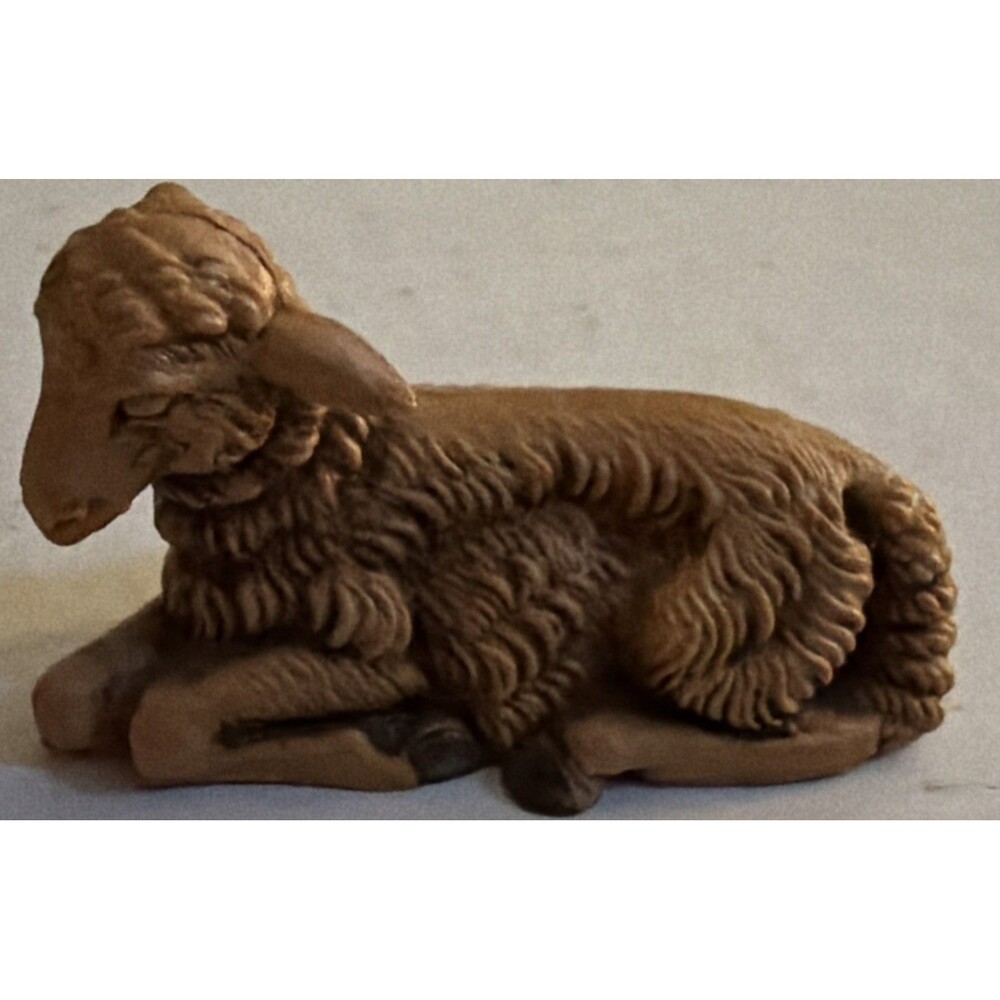 VINTAGE Fontanini Nativity Figurine Sitting Sheep Lamb Made in Italy